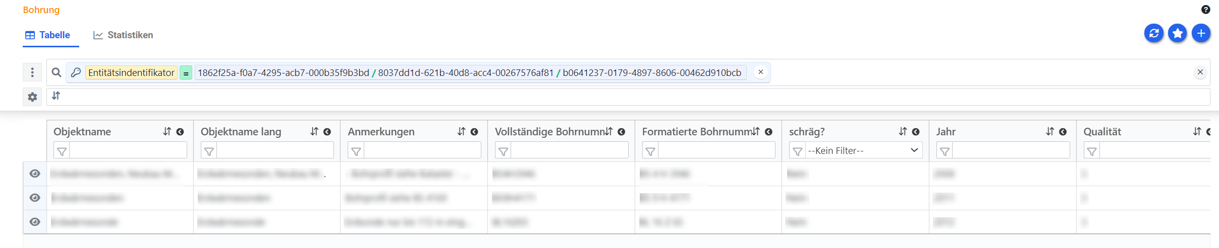 Entitätsaufruf mittels URL-Parameter