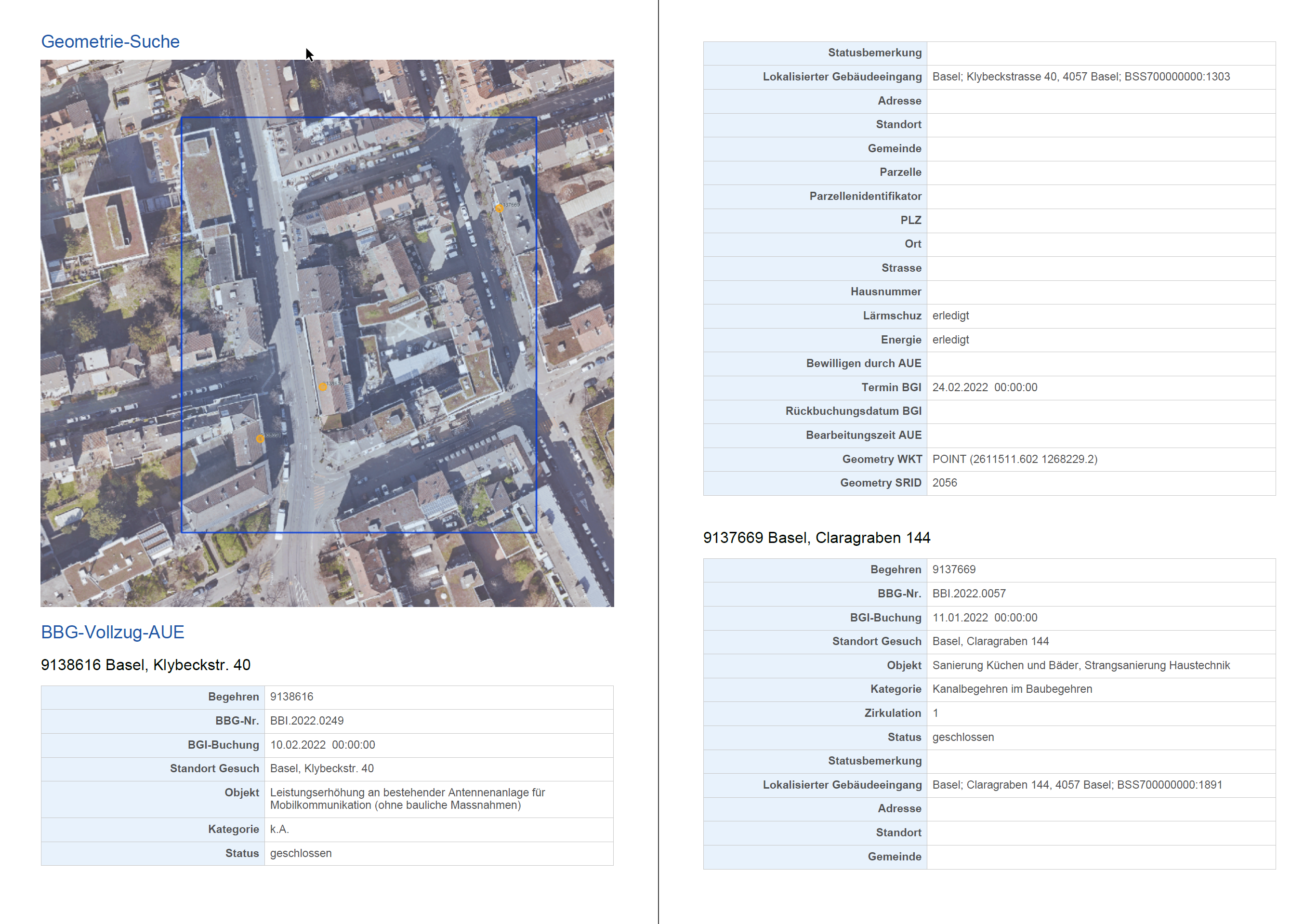 Anzeige der Analyseresultate als PDF