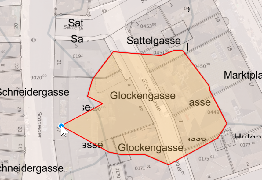 Bearbeiten eines Polygons